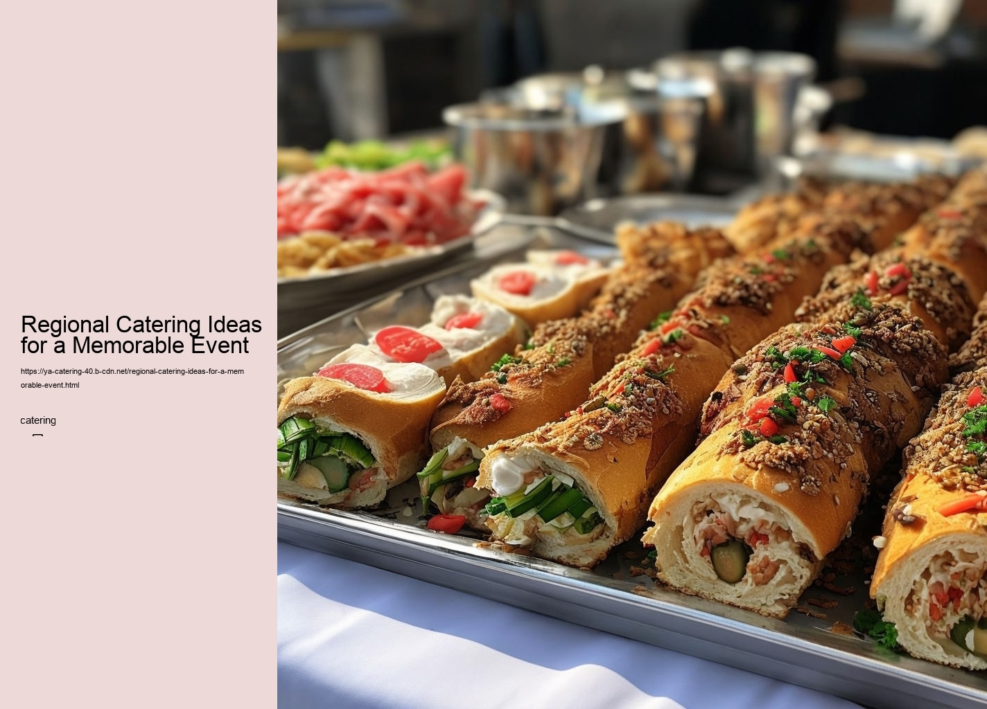 Regional Catering Ideas for a Memorable Event